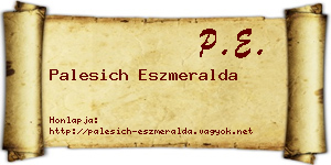 Palesich Eszmeralda névjegykártya